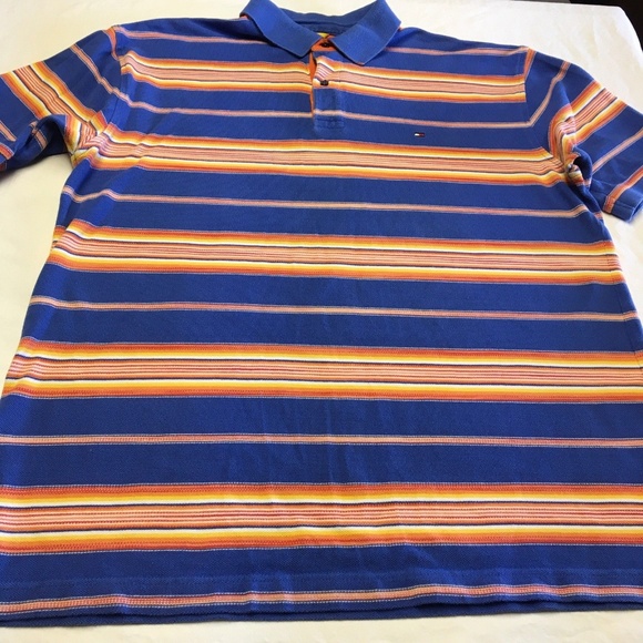 tommy hilfiger polo orange